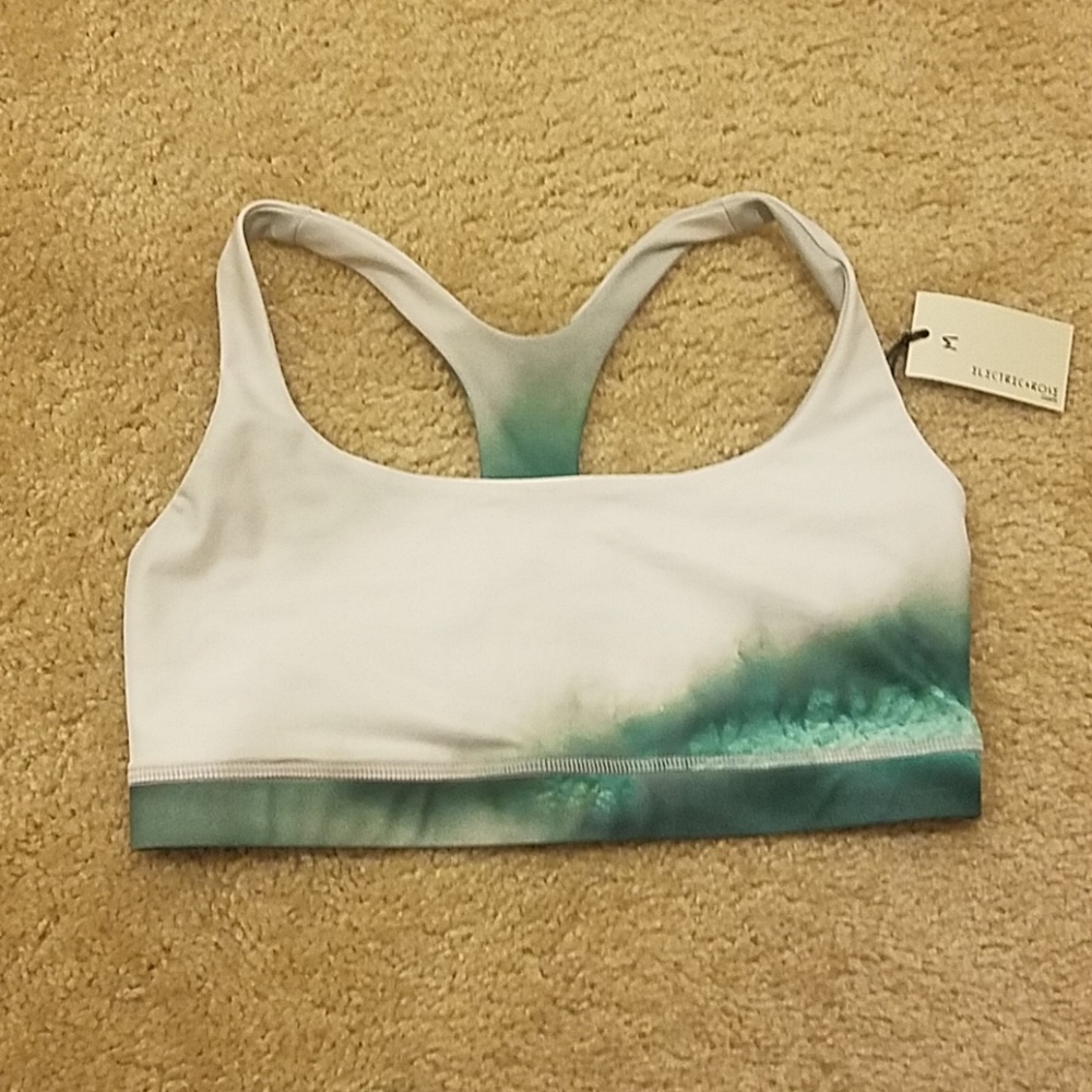 Printed sports bra